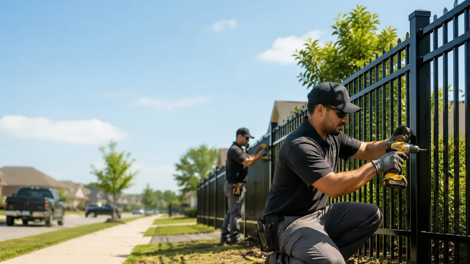 Metal Fence Installation in Walled Lake, MI